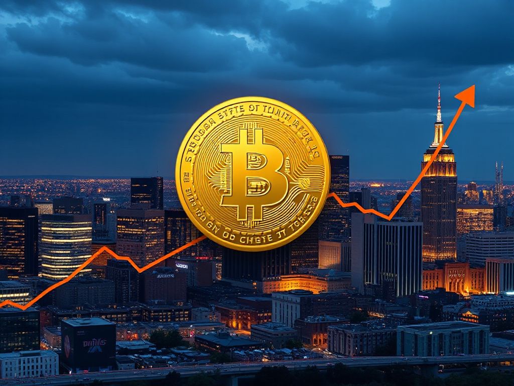 Bitcoin price graph showing a bear market trend