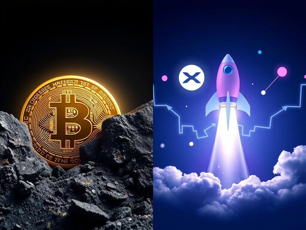 Visualization of Bitcoin outflows and inflows into XRP and Solana in crypto fund flows