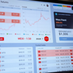 MEXC futures trading screen showing delisted USDT‑M perpetual contracts and warning symbols