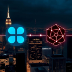 Illustration of Ripple and Cardano sidechains linked by secure zero‑knowledge proof technology